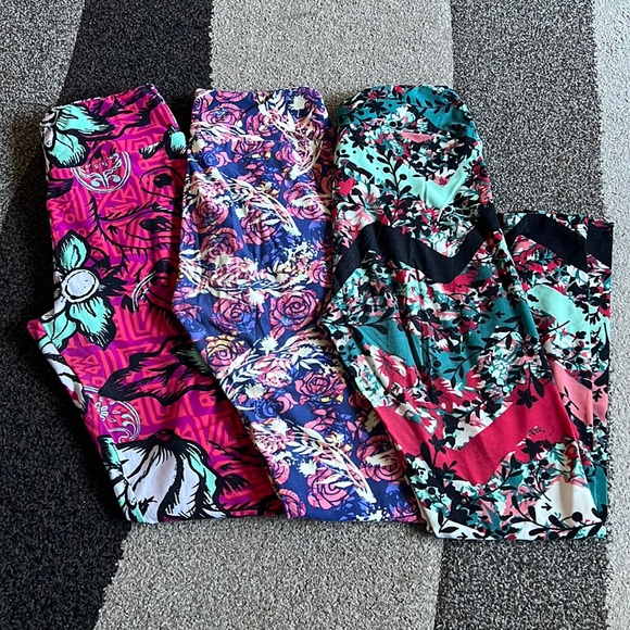 LuLaRoe One Size leggings Lot - Picture 1 of 4